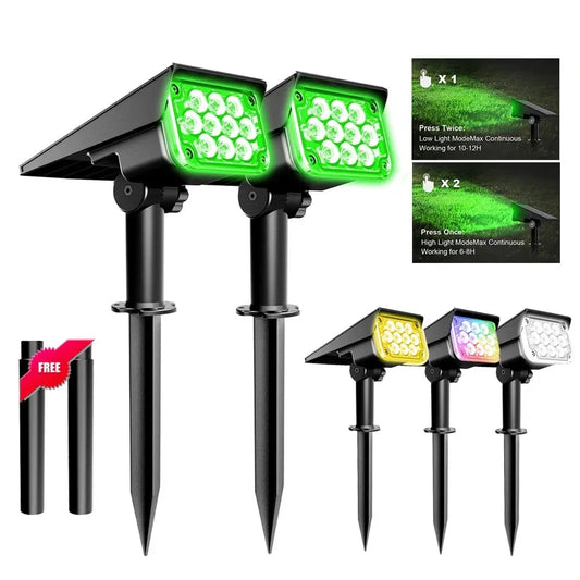 Adjustable LED Durable Solar Garden Spot Lights