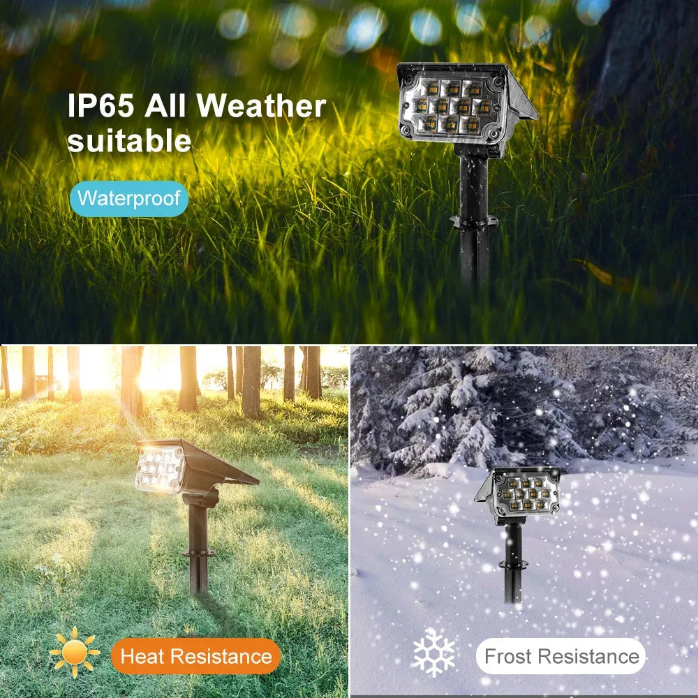 Adjustable LED Durable Solar Garden Spot Lights