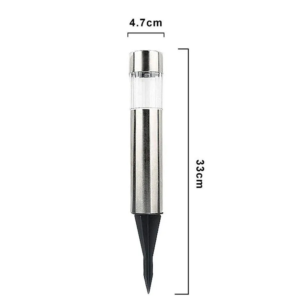 Solar Cylindrical LED Pathway Lawn Light - Solar Light Depot