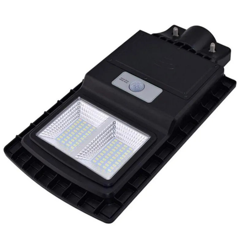 Outdoor All In One Integrated 80W LED Solar Street Wall Path Light for Home & Garden- 8000 Lumens Solar Light Depot