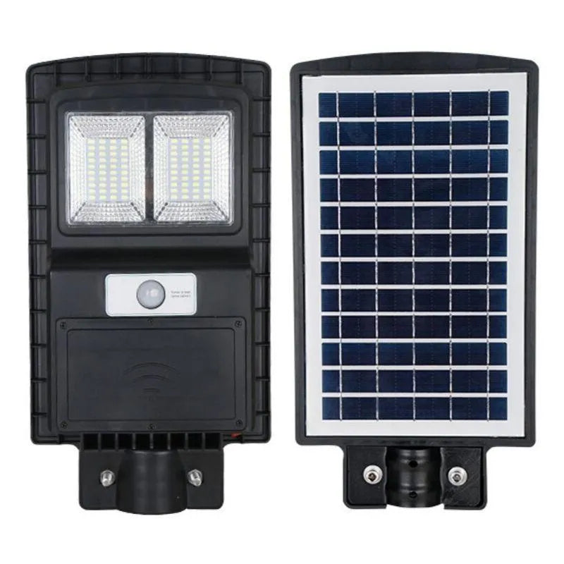 Outdoor All In One Integrated 80W LED Solar Street Wall Path Light for Home & Garden- 8000 Lumens Solar Light Depot