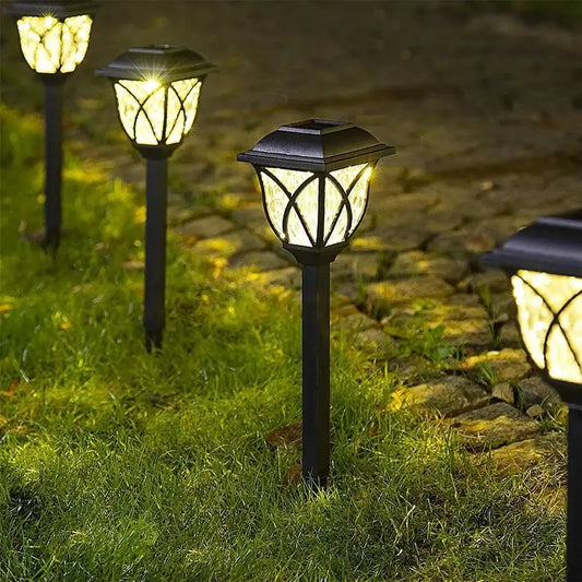 Solar LED Warm Light Lawn Lights