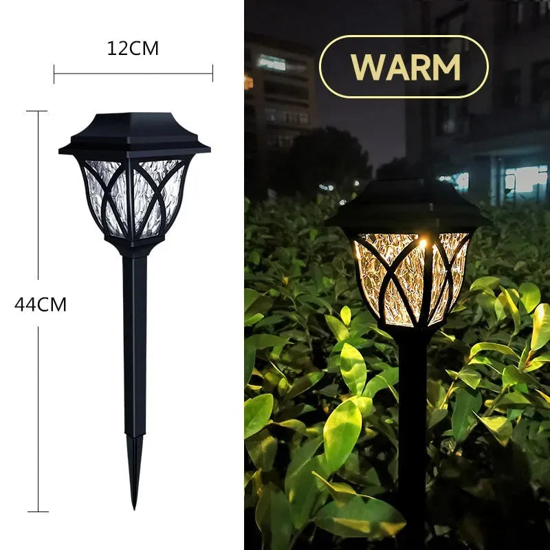 Solar LED Warm Light Lawn Lights