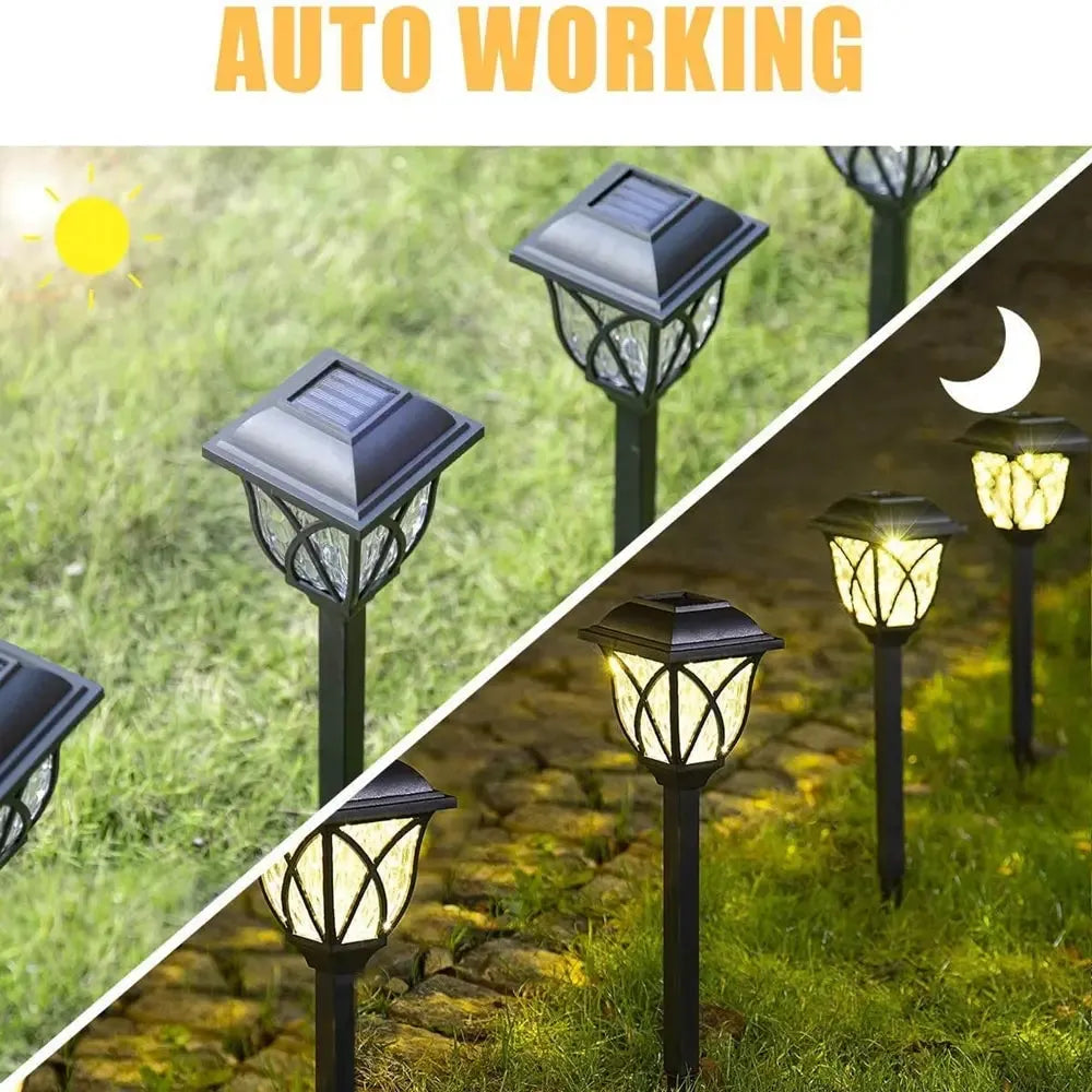 Solar LED Warm Light Lawn Lights