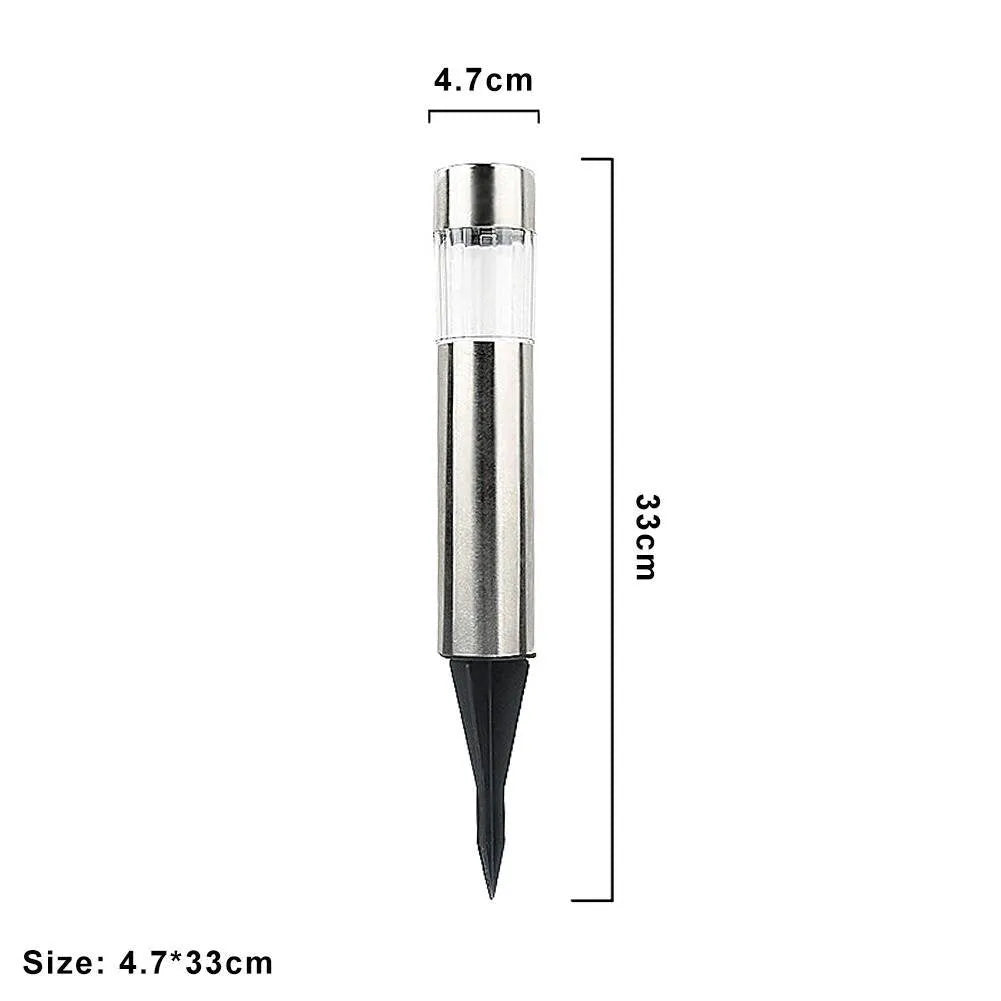 Solar Cylindrical LED Pathway Lawn Light - Solar Light Depot