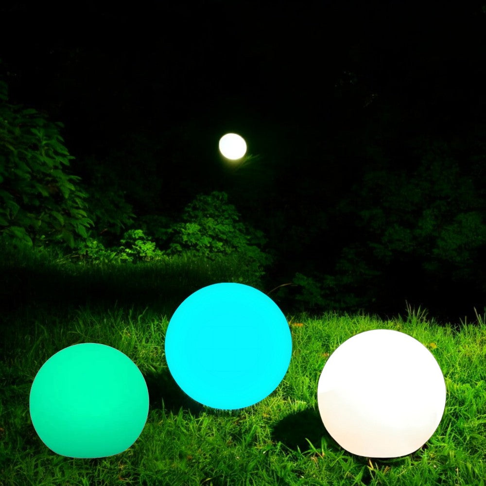 Color-Changing Solar LED Globes