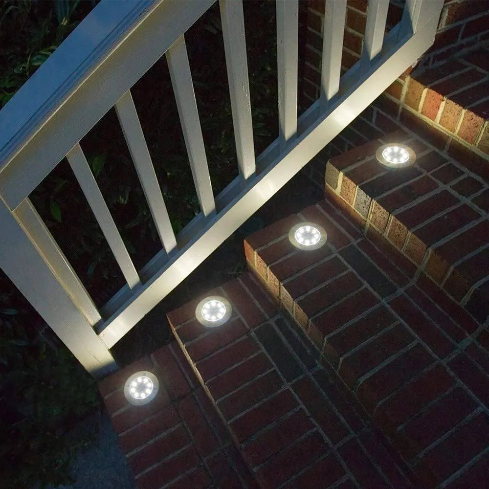 12 Pack Outdoor Solar Lights - Solar Landscape Lighting Solar Light Depot