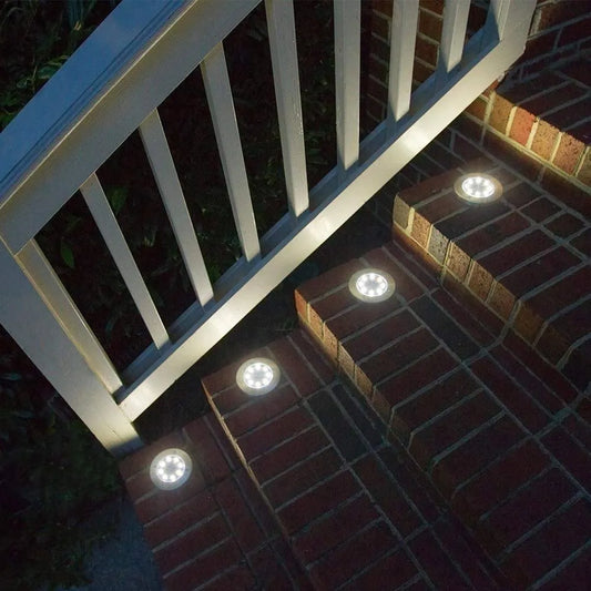 12 Pack Outdoor Solar Lights - Solar Landscape Lighting Solar Light Depot