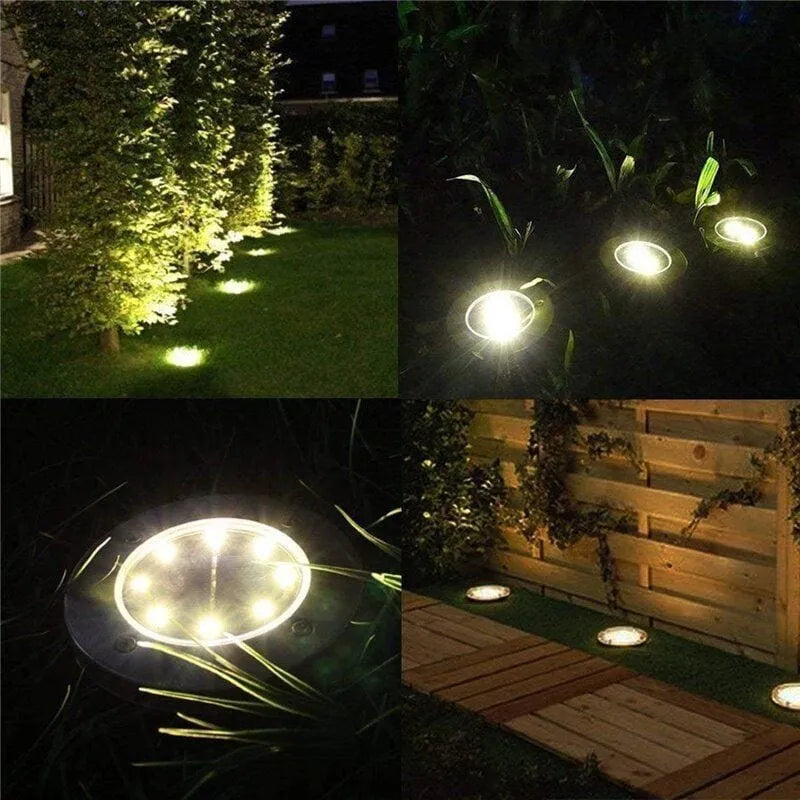 12 Pack Outdoor Solar Lights - Solar Landscape Lighting Solar Light Depot