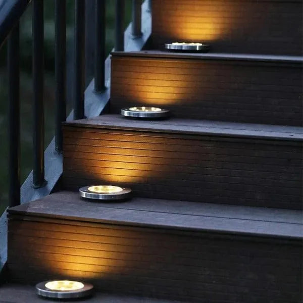12 Pack Outdoor Solar Lights - Solar Landscape Lighting Solar Light Depot