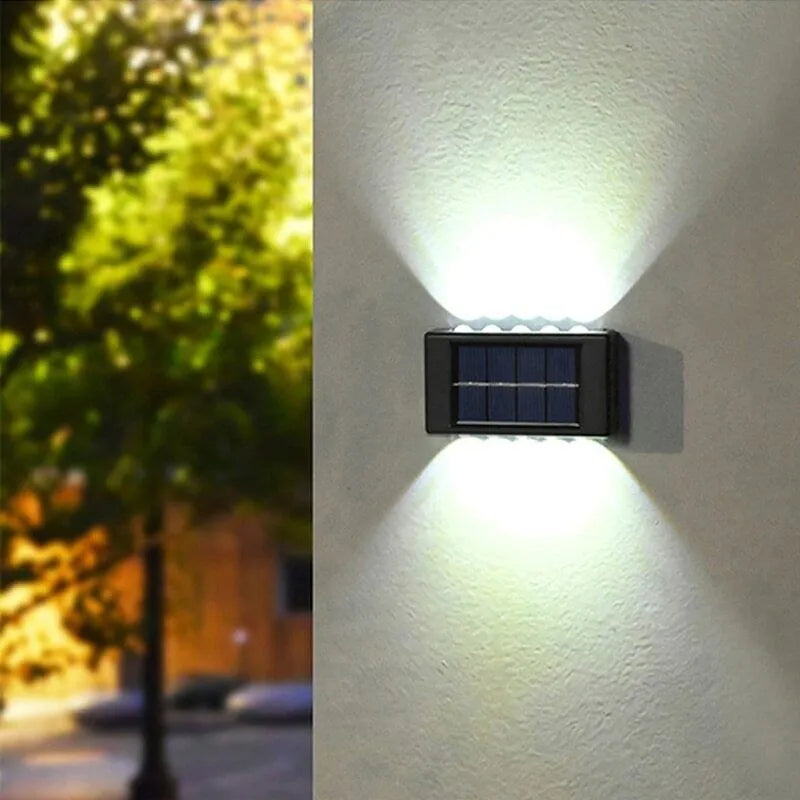 Outdoor LED Solar Wall Fence Light - Solar Light Depot