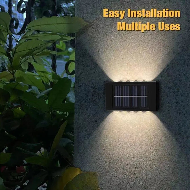 Outdoor LED Solar Wall Fence Light - Solar Light Depot
