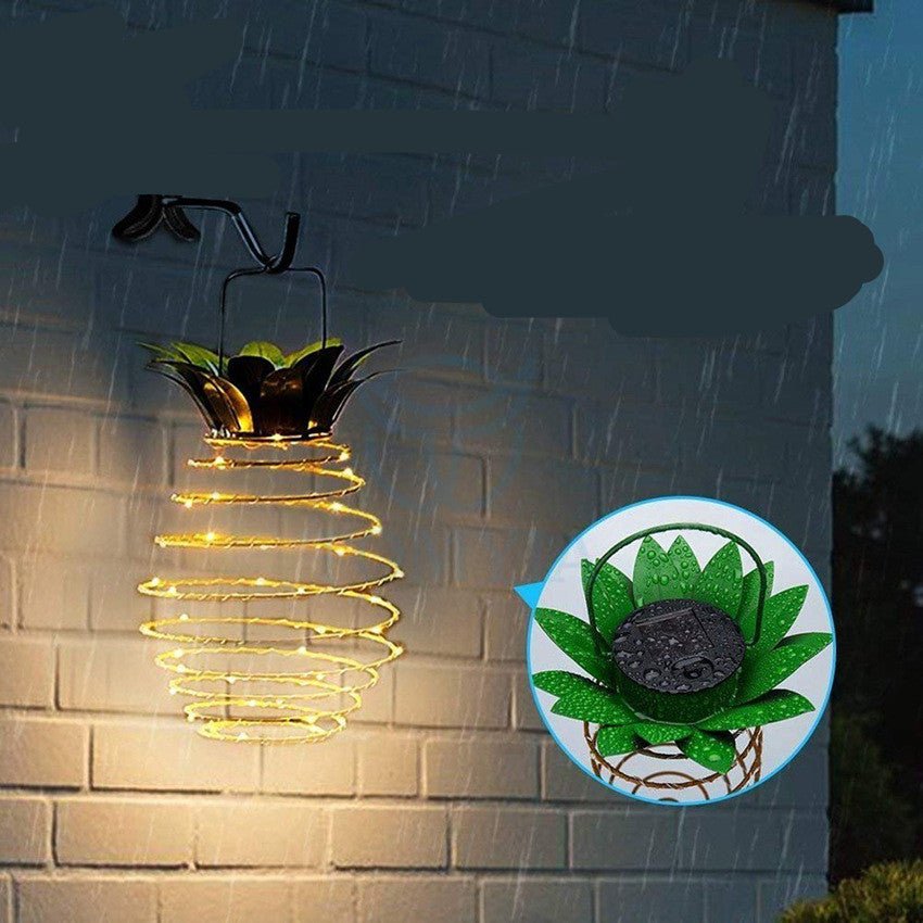 Pineapple LED Solar Garden Lawn Lights - Solar Light Depot