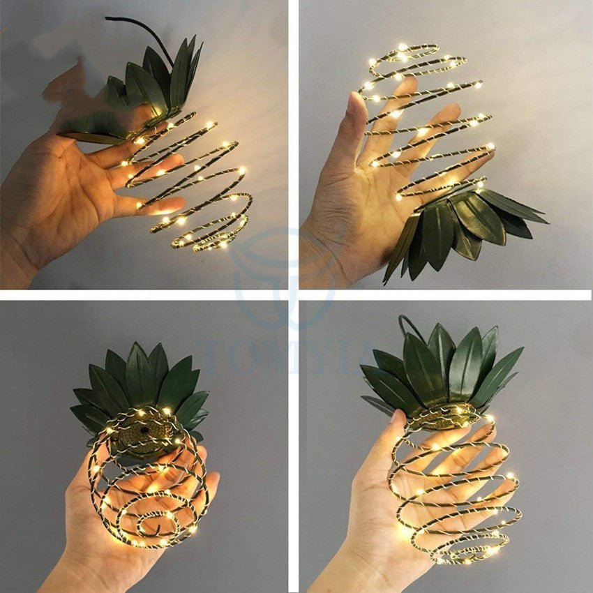 Pineapple LED Solar Garden Lawn Lights - Solar Light Depot