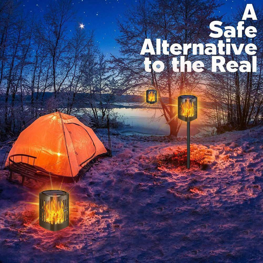 Solar LED Flame Lantern Light - Solar Light Depot