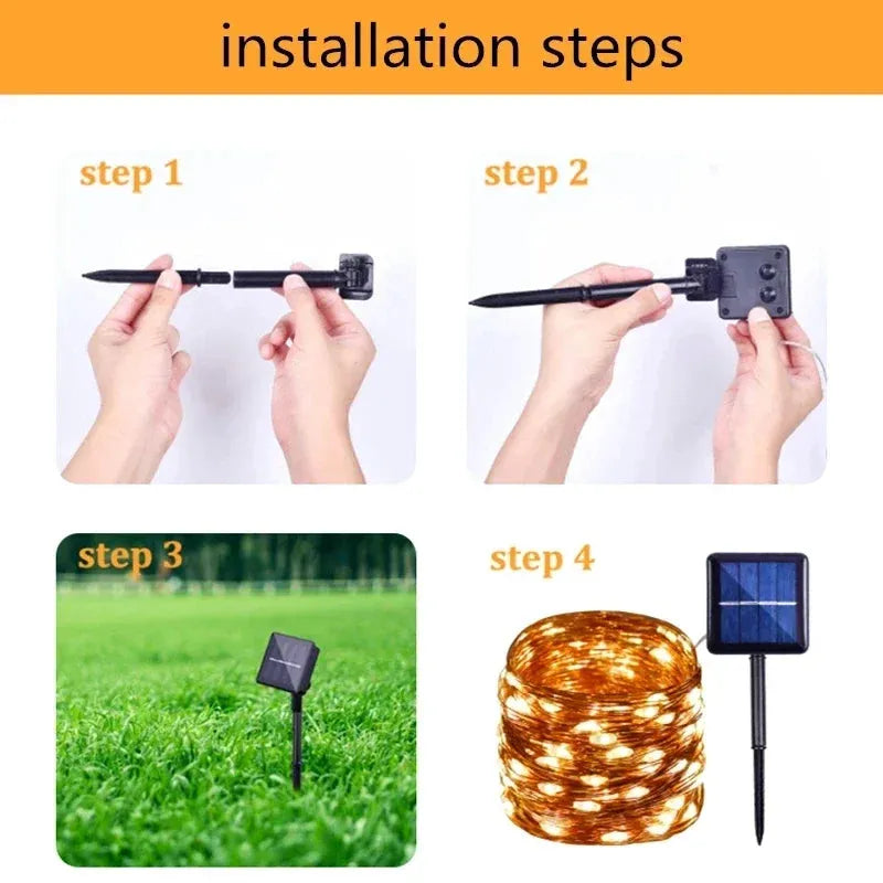 220V String Fairy Flexible Celebration Lights