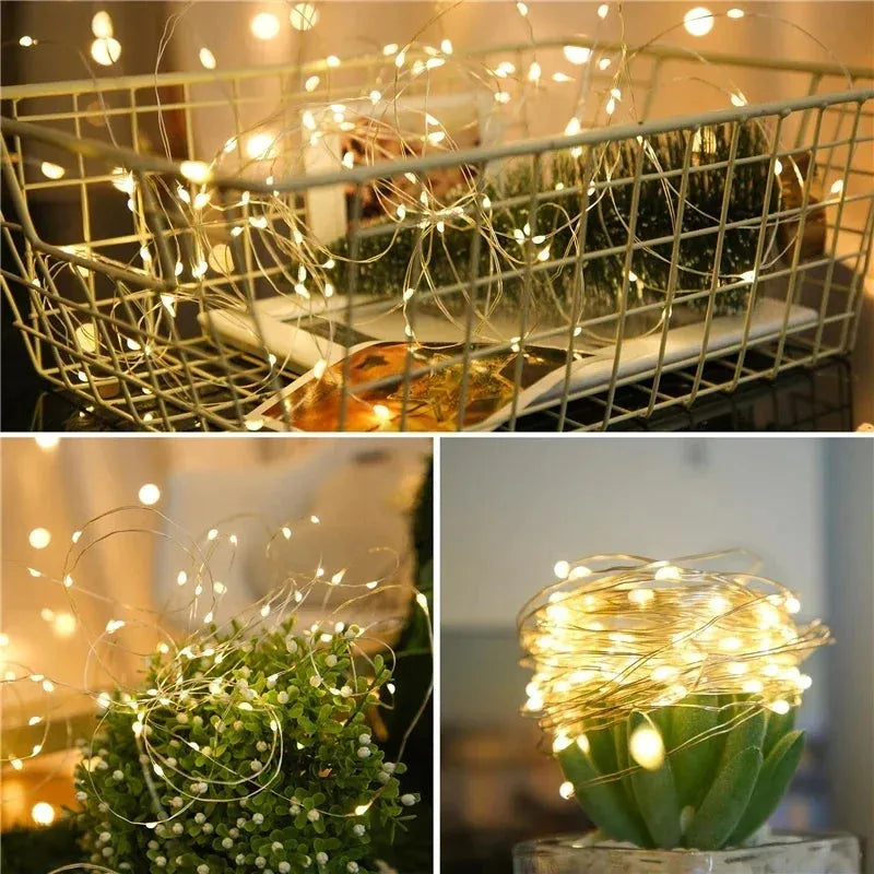 220V String Fairy Flexible Celebration Lights