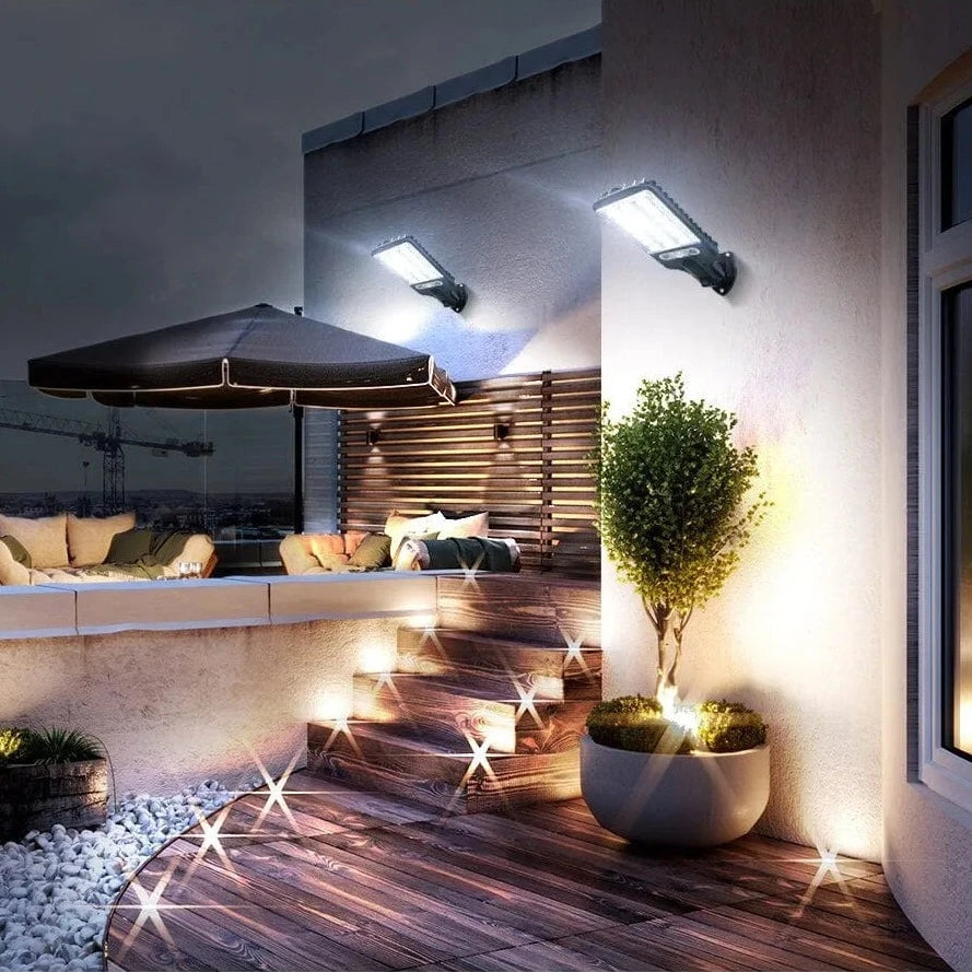 40W Outdoor Solar Street Wall Light - Solar Light Depot