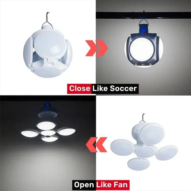 Portable Lightweight LED Bulb Folding Solar Light