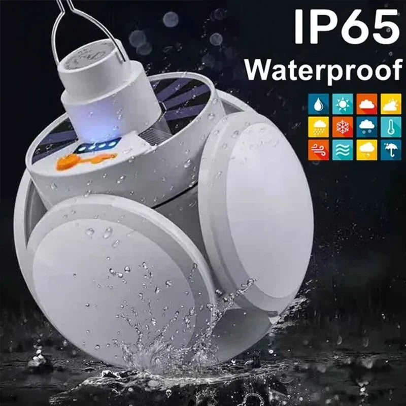 Portable Lightweight LED Bulb Folding Solar Light