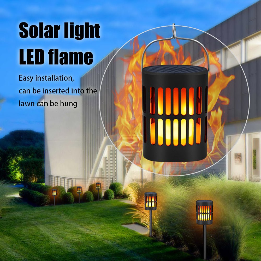 Solar LED Flame Lantern Light - Solar Light Depot
