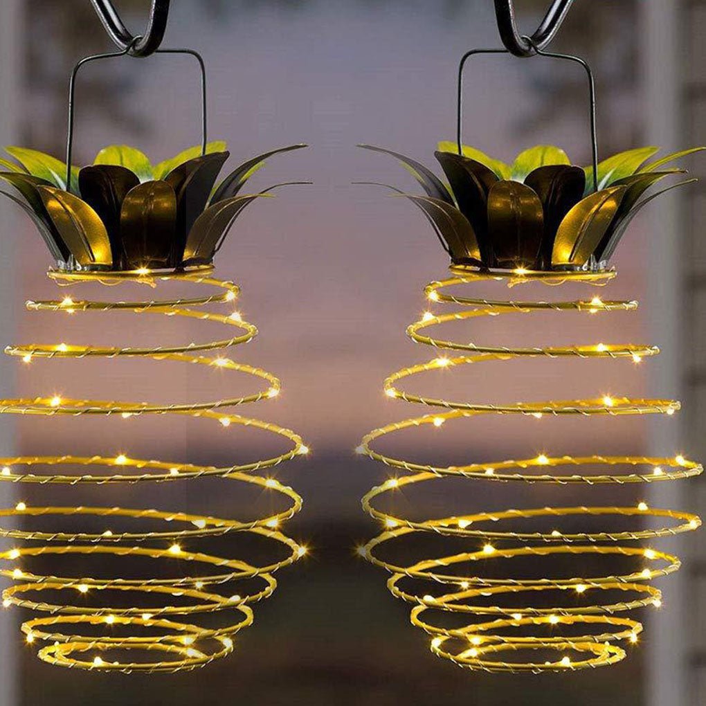 Pineapple LED Solar Garden Lawn Lights - Solar Light Depot