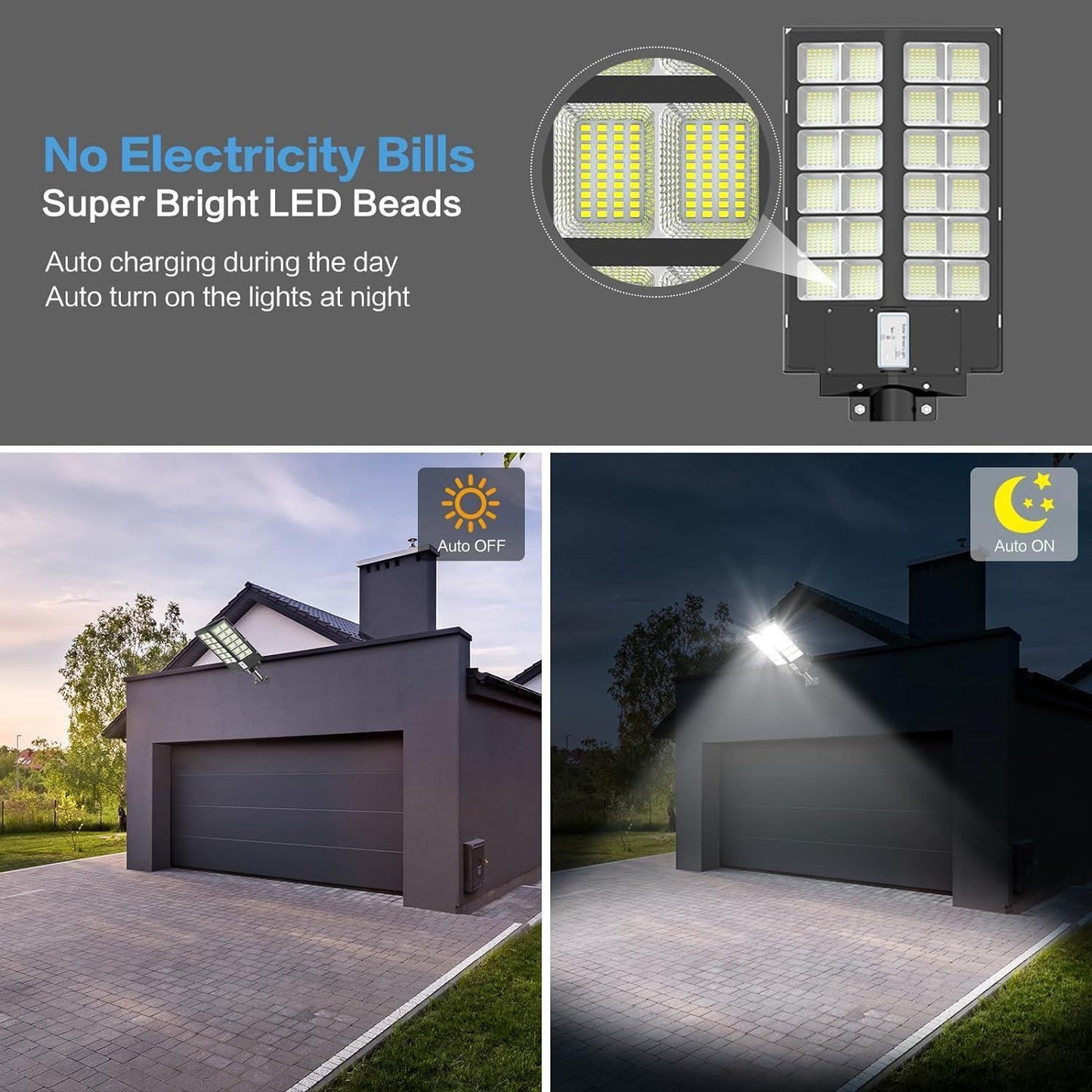 3000W Motion Sensor Solar Street Light
