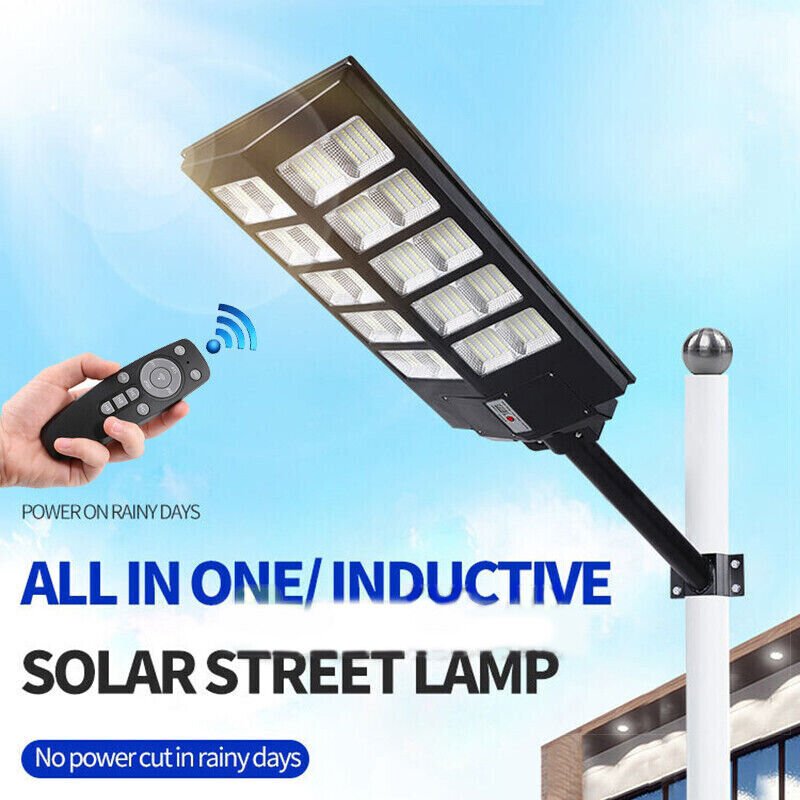 2000W LED Super Bright Outdoor Remote Control Solar Street Light - Solar Light Depot