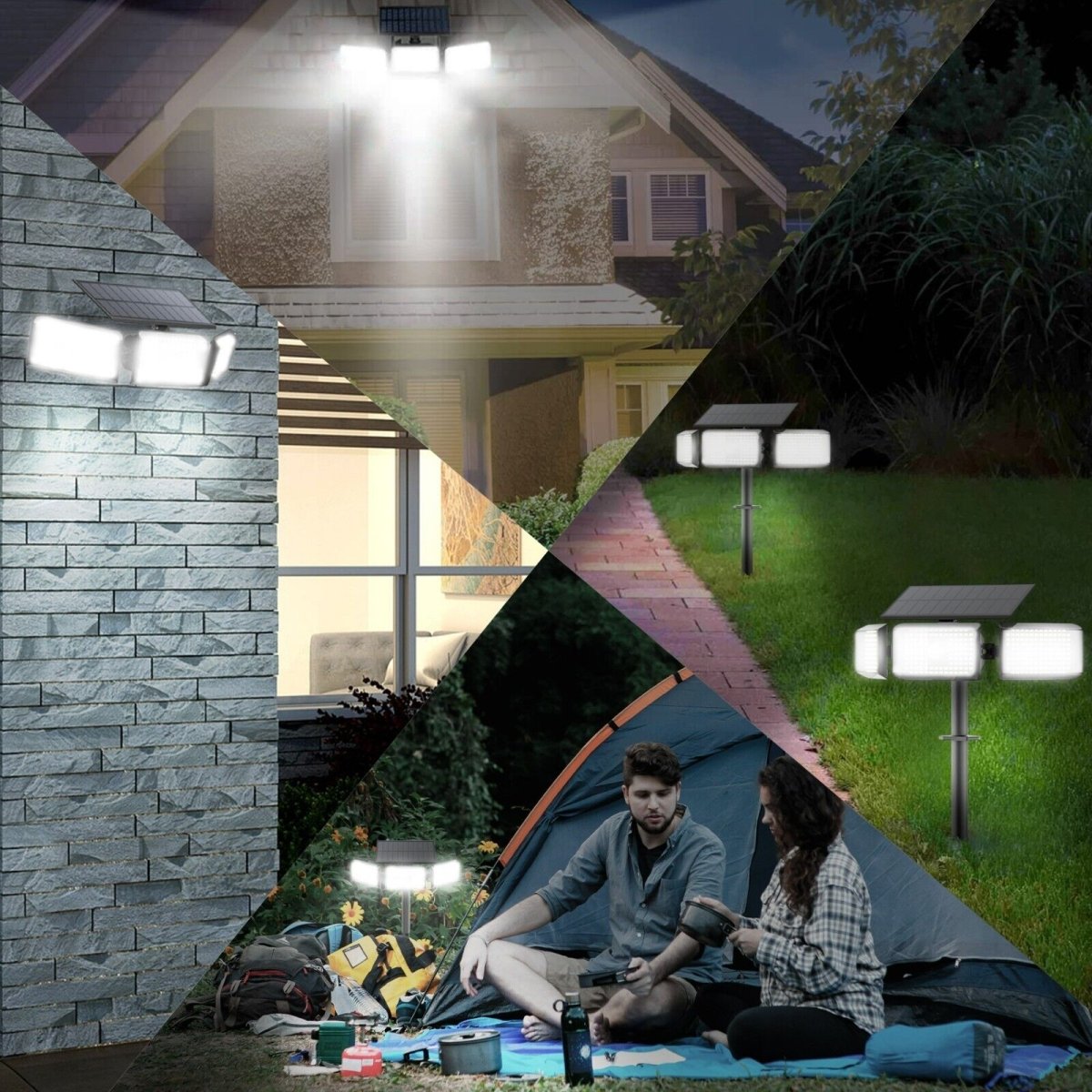 SolarGuard Wide LED Motion Landscape Light - Solar Light Depot