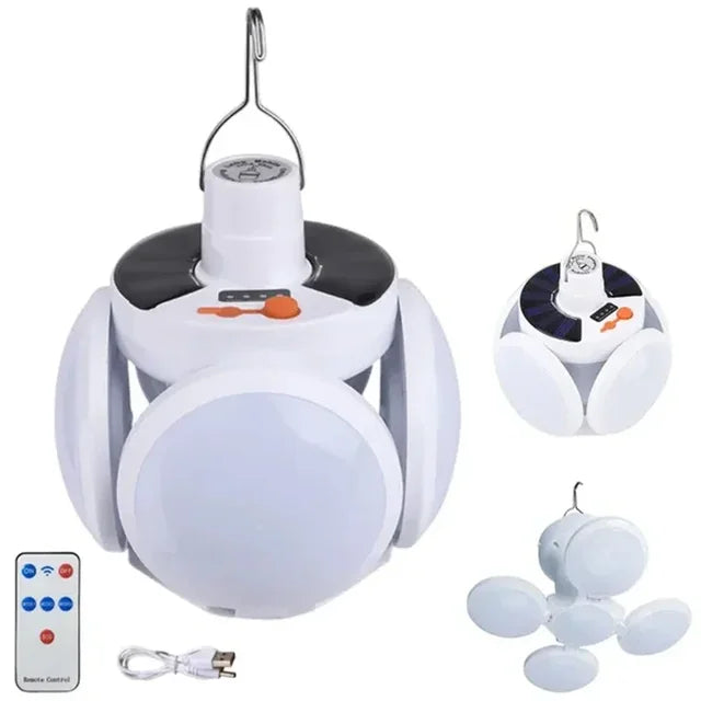 Portable Lightweight LED Bulb Folding Solar Light