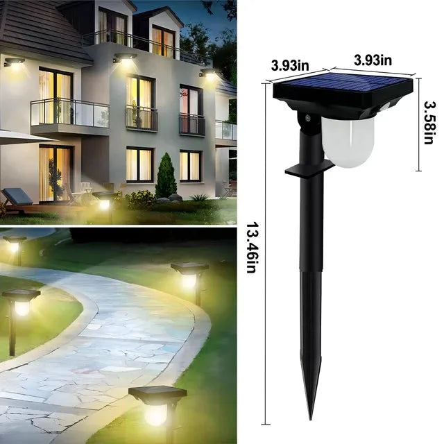 3.7V Ultra Bright Solar Motion Sensor Pathway Lights