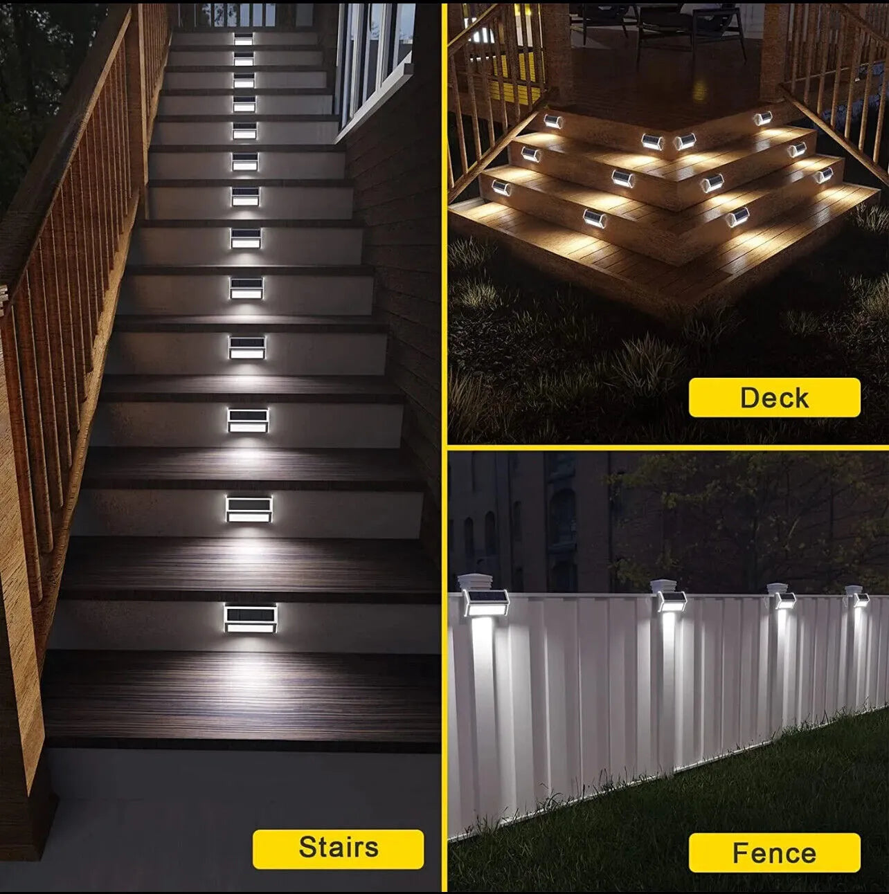 Solar Outdoor Aluminum Lights 10 Pack 30LED