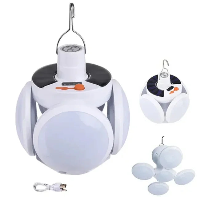 Portable Lightweight LED Bulb Folding Solar Light