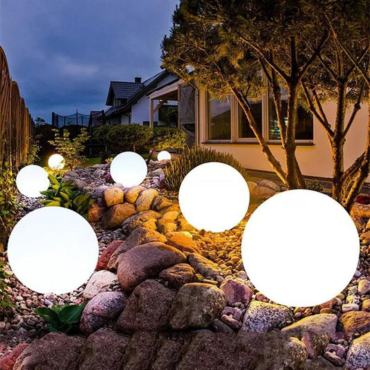 Color-Changing Solar LED Globes