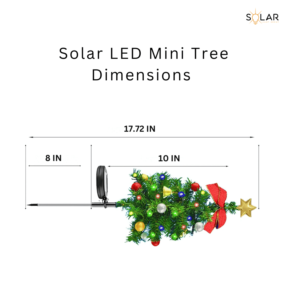 Solar LED Mini Christmas Tree