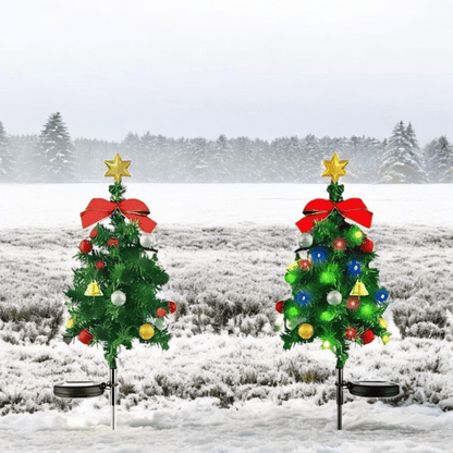 Solar LED Mini Christmas Tree