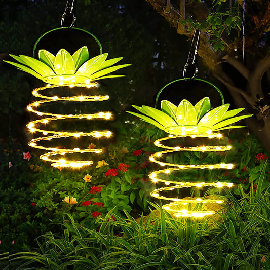 Pineapple LED Solar Garden Lawn Lights - Solar Light Depot