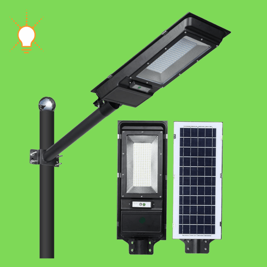150W Super Bright Outdoor Waterproof Remote Control Solar Street Light - 14000 Lumens Solar Light Depot 1 Light 