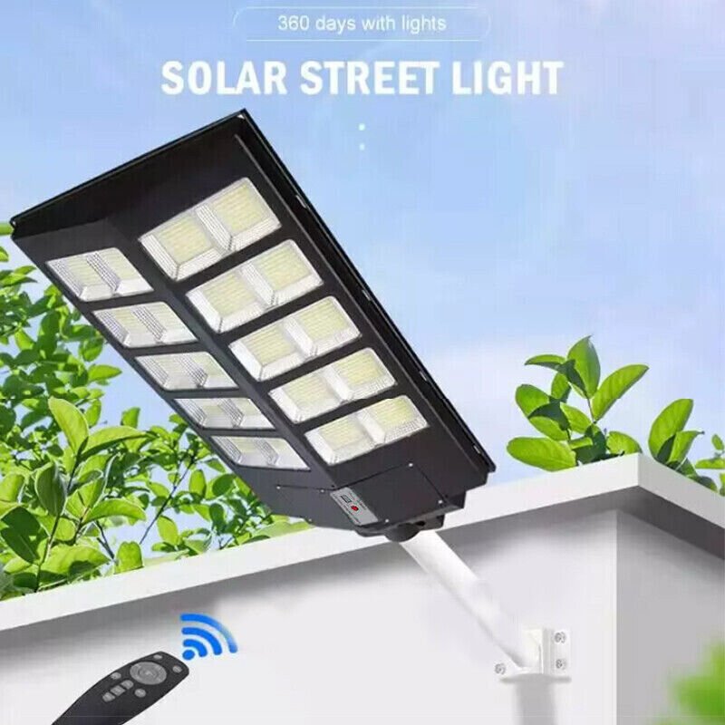 2000W LED Super Bright Outdoor Remote Control Solar Street Light - Solar Light Depot